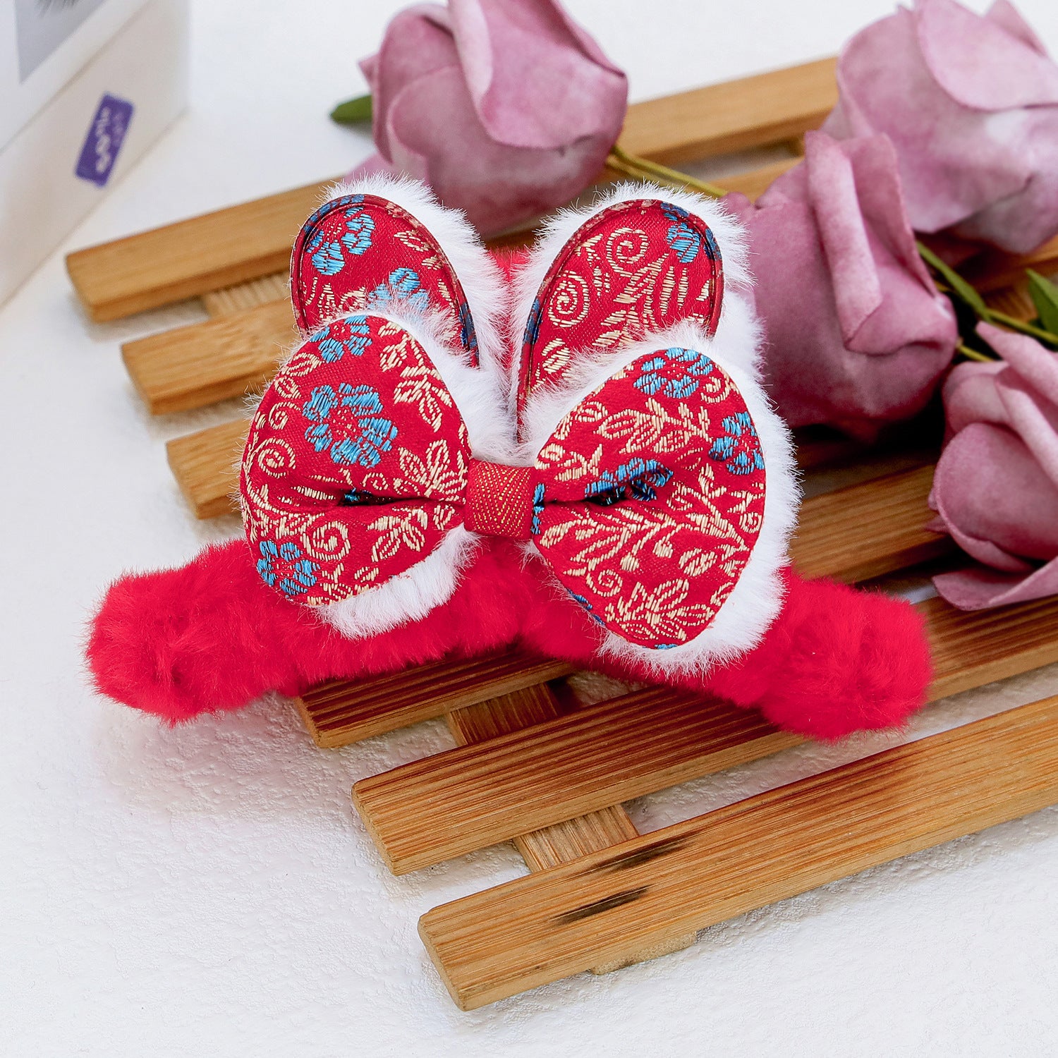 Wholesale Bow Tassel Plush Hair Clips